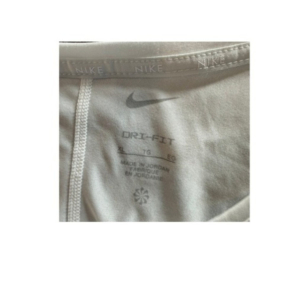 Nike Dri-FIT Womens XL White Long Sleeve Training Top Activewear Shirt - Picture 3 of 7